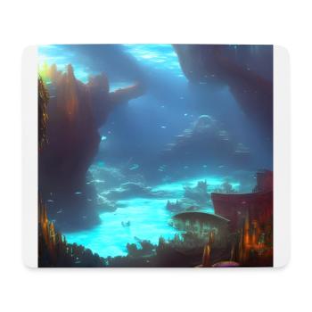 Underwater 01 - Mouse Pad (horizontal) - white - Front