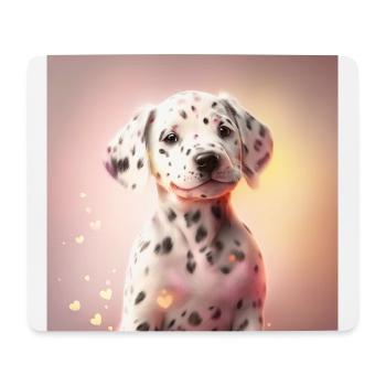 Dalmatiner Welpe - Mousepad (Querformat) - Weiß - Vorne