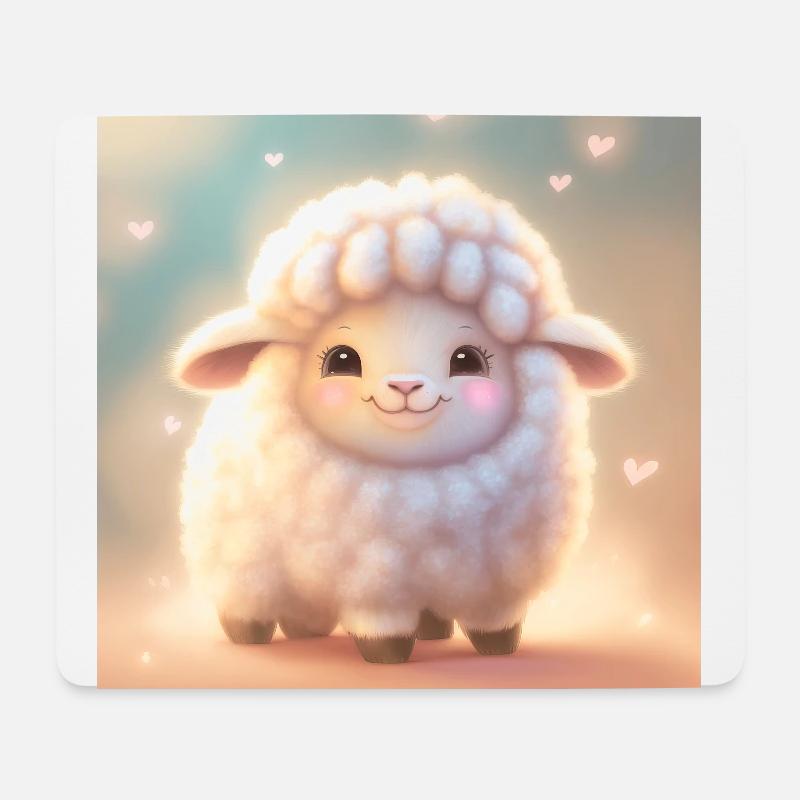 sheep sheep - Mousepad (Querformat) - Weiß