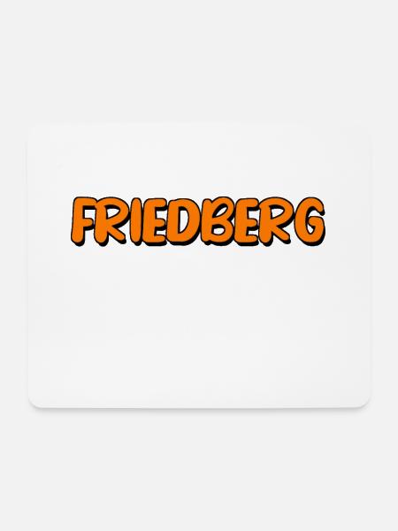 Friedberg in Hessen - Mousepad (Querformat) - Weiß
