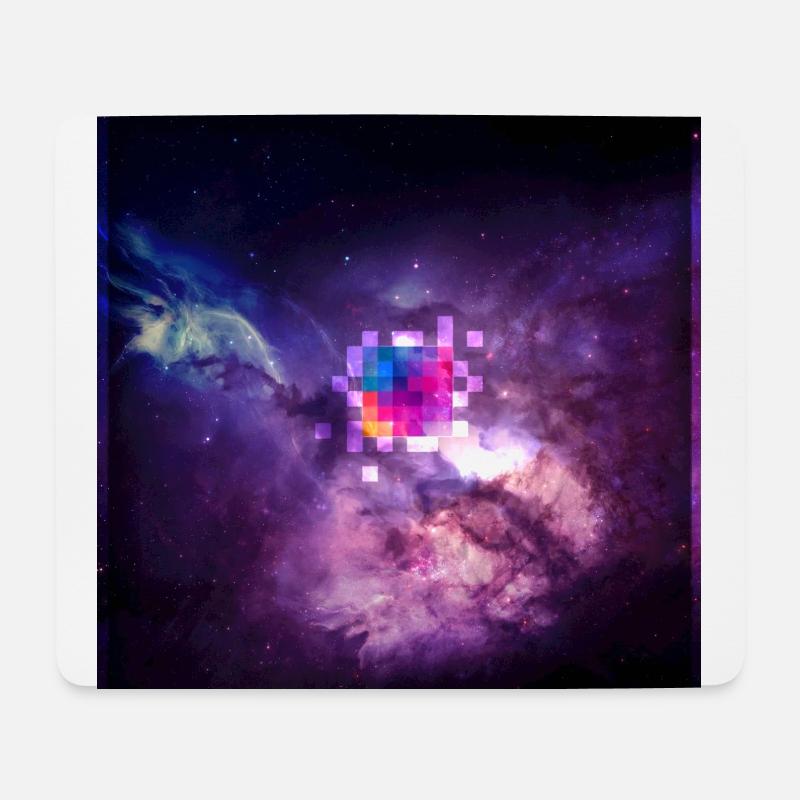 O-P Music Galactic Logo - Mouse Pad (horizontal) - white