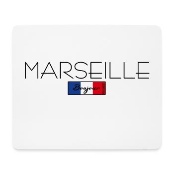 MARSEILLE FRANCE HOLIDAY SUMMER PARTY (b) - Mouse Pad (horizontal) - white - Front