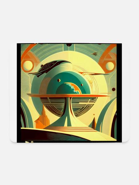 Planet neu erfunden - Mousepad (Querformat) - Weiß
