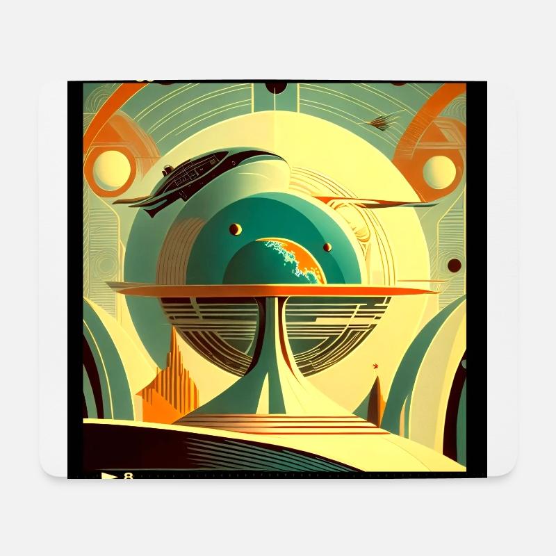 Planet neu erfunden - Mousepad (Querformat) - Weiß