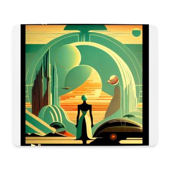 Horizonte der Zukunft - Mousepad (Querformat) - Weiß - Vorne