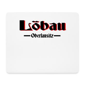 Löbau - Mousepad (Querformat) - Weiß - Vorne