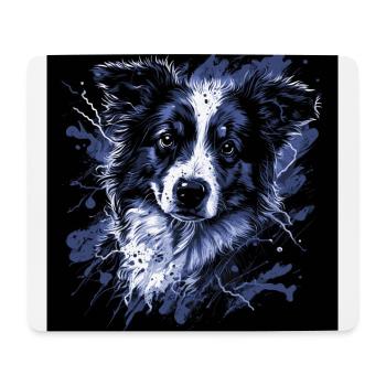 Corgi gallois - Tapis de souris (format paysage) - blanc - Devant