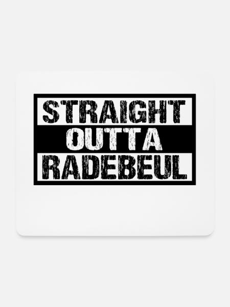 Radebeul - Mousepad (Querformat) - Weiß