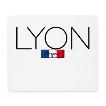 LYON FRANCE HOLIDAY SUMMER PARTY (b) - Mouse Pad (horizontal) - white - Front
