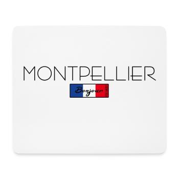 MONTPELLIER FRANCE HOLIDAY SUMMER PARTY (b) - Mouse Pad (horizontal) - white - Front
