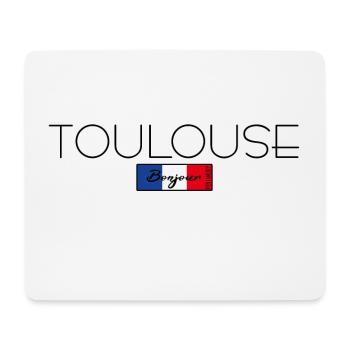 TOULOUSE FRANCE HOLIDAY SUMMER PARTY (b) - Mouse Pad (horizontal) - white - Front