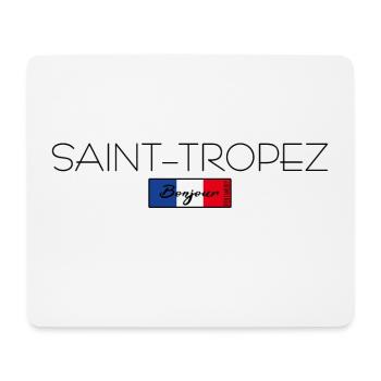 SAINT-TROPEZ FRANKREICH URLAUB SOMMER PARTY (b) - Mousepad (Querformat) - Weiß - Vorne