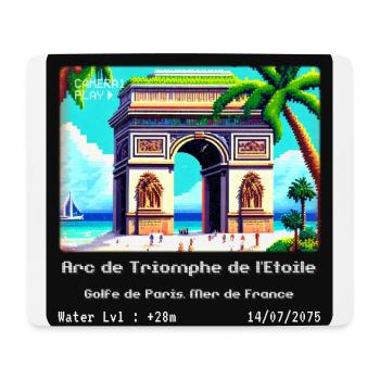 Arc de Triomphe de l'Étoile - Mouse Pad (horizontal) - white - Front
