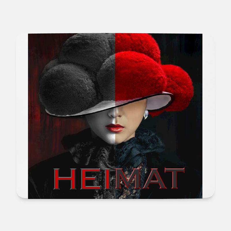 Schwarzwald Lady Art Heimat - Mousepad (Querformat) - Weiß