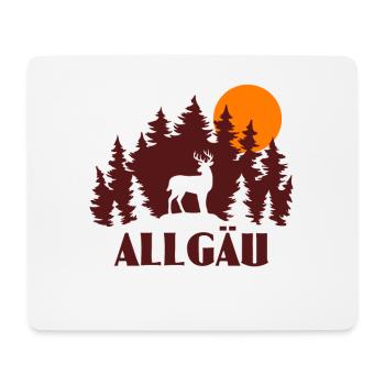 Allgäu - Mousepad (Querformat) - Weiß - Vorne