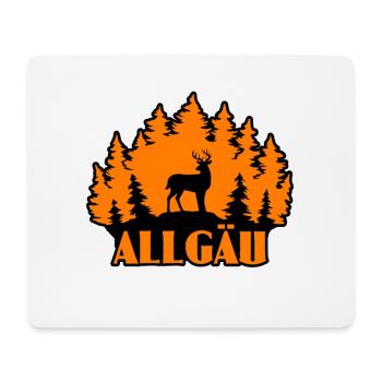 Allgäu - Mousepad (Querformat) - Weiß - Vorne