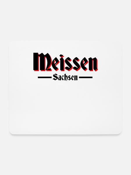 Meißen - Mousepad (Querformat) - Weiß