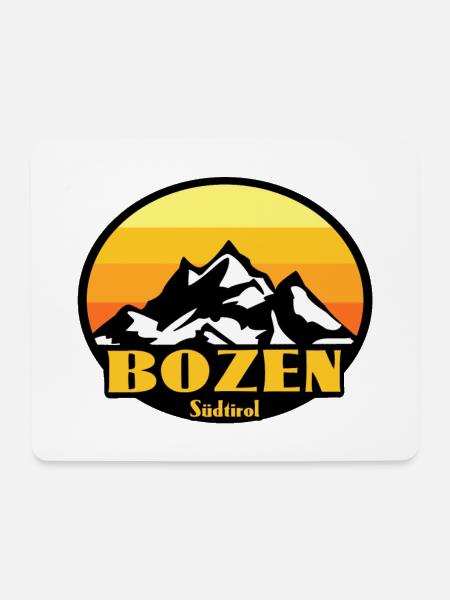 Bozen Südtirol - Mousepad (Querformat) - Weiß