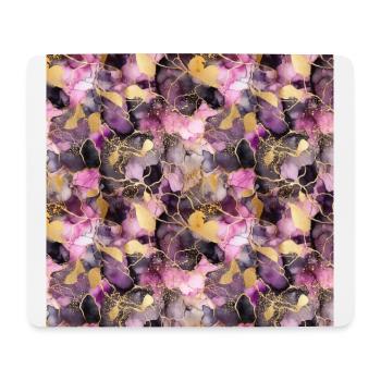 Alcool Encre Art Encre Art Marbré Rose Rose - Tapis de souris (format paysage) - blanc - Devant