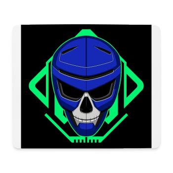 Skull Robot - Mouse Pad (horizontal) - white - Front