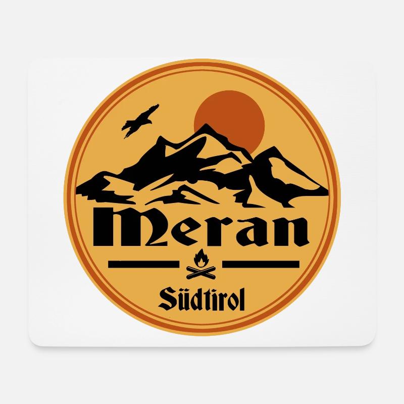 Meran Südtirol - Mousepad (Querformat) - Weiß