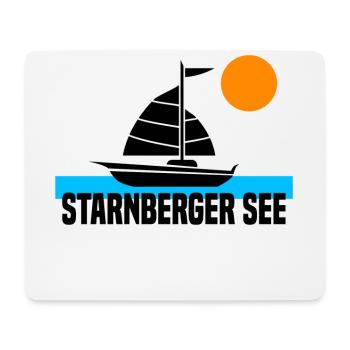 Starnberger See - Mousepad (Querformat) - Weiß - Vorne