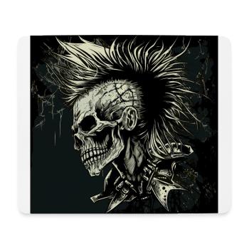 Punks not dead - Mouse Pad (horizontal) - white - Front