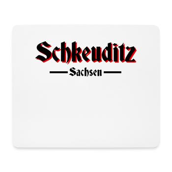 Schkeuditz - Mousepad (Querformat) - Weiß - Vorne