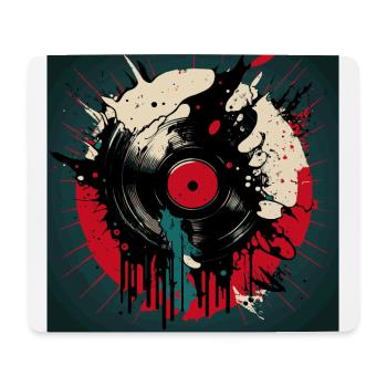 Collecteur d’enregistrements - Tapis de souris (format paysage) - blanc - Devant