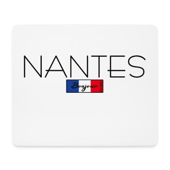 NANTES FRANCE HOLIDAY SUMMER PARTY (b) - Mouse Pad (horizontal) - white - Front