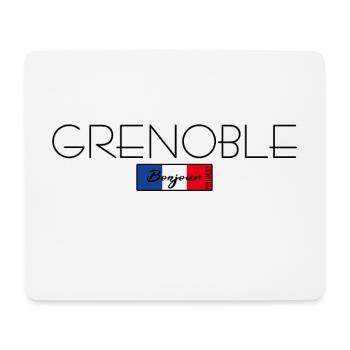 GRENOBLE FRANCE HOLIDAY SUMMER PARTY (b) - Mouse Pad (horizontal) - white - Front
