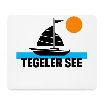 Tegeler See - Mousepad (Querformat) - Weiß - Vorne