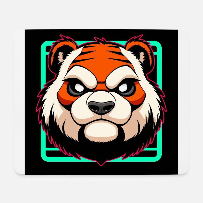 Evil Tiger - Mouse Pad (horizontal) - white