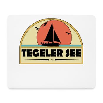 Tegeler See - Mousepad (Querformat) - Weiß - Vorne