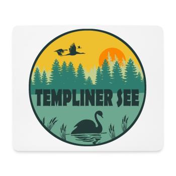 Templiner See - Mousepad (Querformat) - Weiß - Vorne