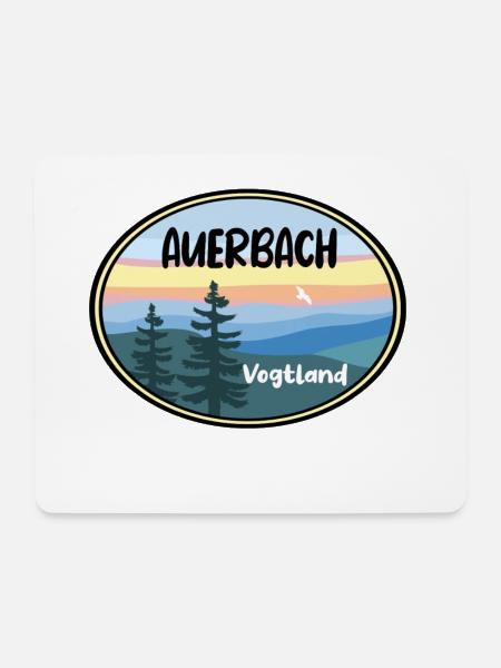 Auerbach - Mousepad (Querformat) - Weiß
