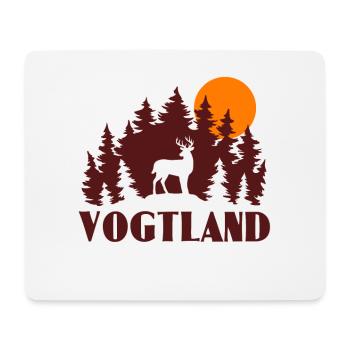 Vogtland - Mousepad (Querformat) - Weiß - Vorne