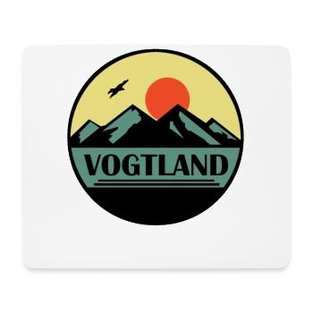 Vogtland - Mousepad (Querformat) - Weiß - Vorne