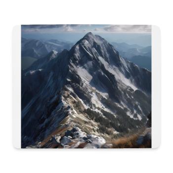Österreichische Berglandschaft - Mousepad (Querformat) - Weiß - Vorne