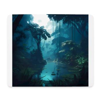 Dschungel Landschaft - Mousepad (Querformat) - Weiß - Vorne