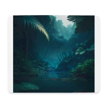 Dschungel - Mousepad (Querformat) - Weiß - Vorne