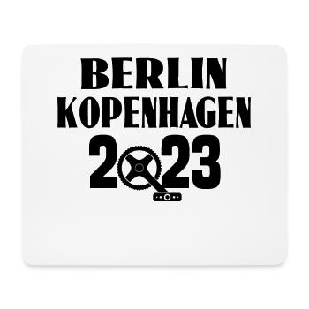 Berlin Kopenhagen Radweg - Mousepad (Querformat) - Weiß - Vorne