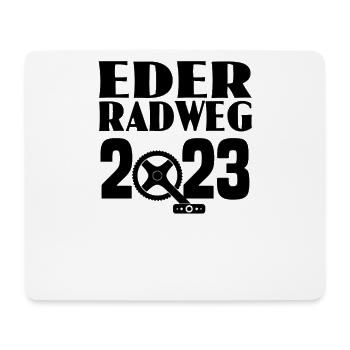 Eder Radweg - Mousepad (Querformat) - Weiß - Vorne