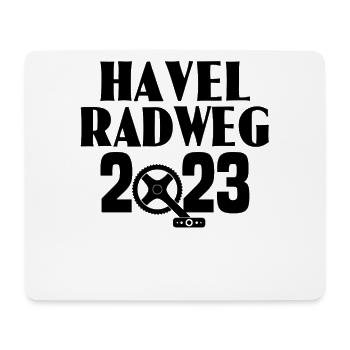 Havel Radweg - Mousepad (Querformat) - Weiß - Vorne