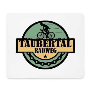 Taubertal Radweg - Mousepad (Querformat) - Weiß - Vorne