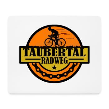 Taubertal Radweg - Mousepad (Querformat) - Weiß - Vorne