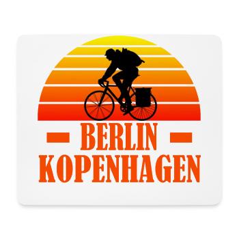 Berlin Kopenhagen Radweg - Mousepad (Querformat) - Weiß - Vorne