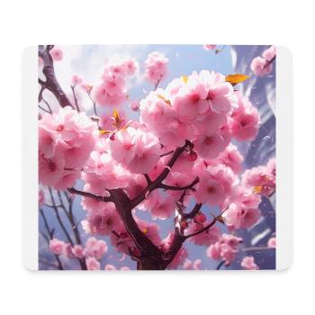 Esthétique japonaise Cerisier Fleur Sakura Beautiful - Tapis de souris (format paysage) - blanc - Devant