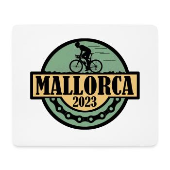 Mallorca Fahrrad 2023 - Mousepad (Querformat) - Weiß - Vorne