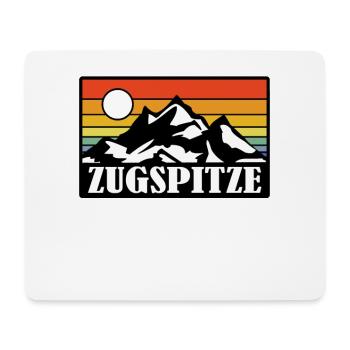 Zugspitze - Mousepad (Querformat) - Weiß - Vorne